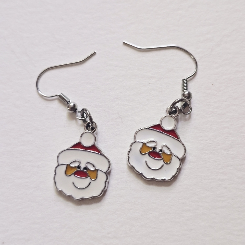 Santa Claus Dangle Earrings